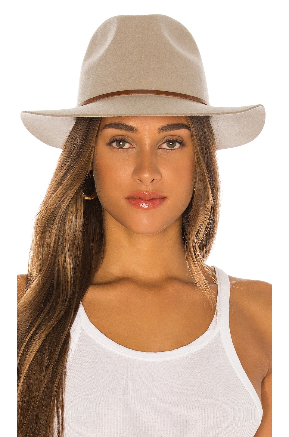 Brixton Wesley Fedora in Rock | REVOLVE