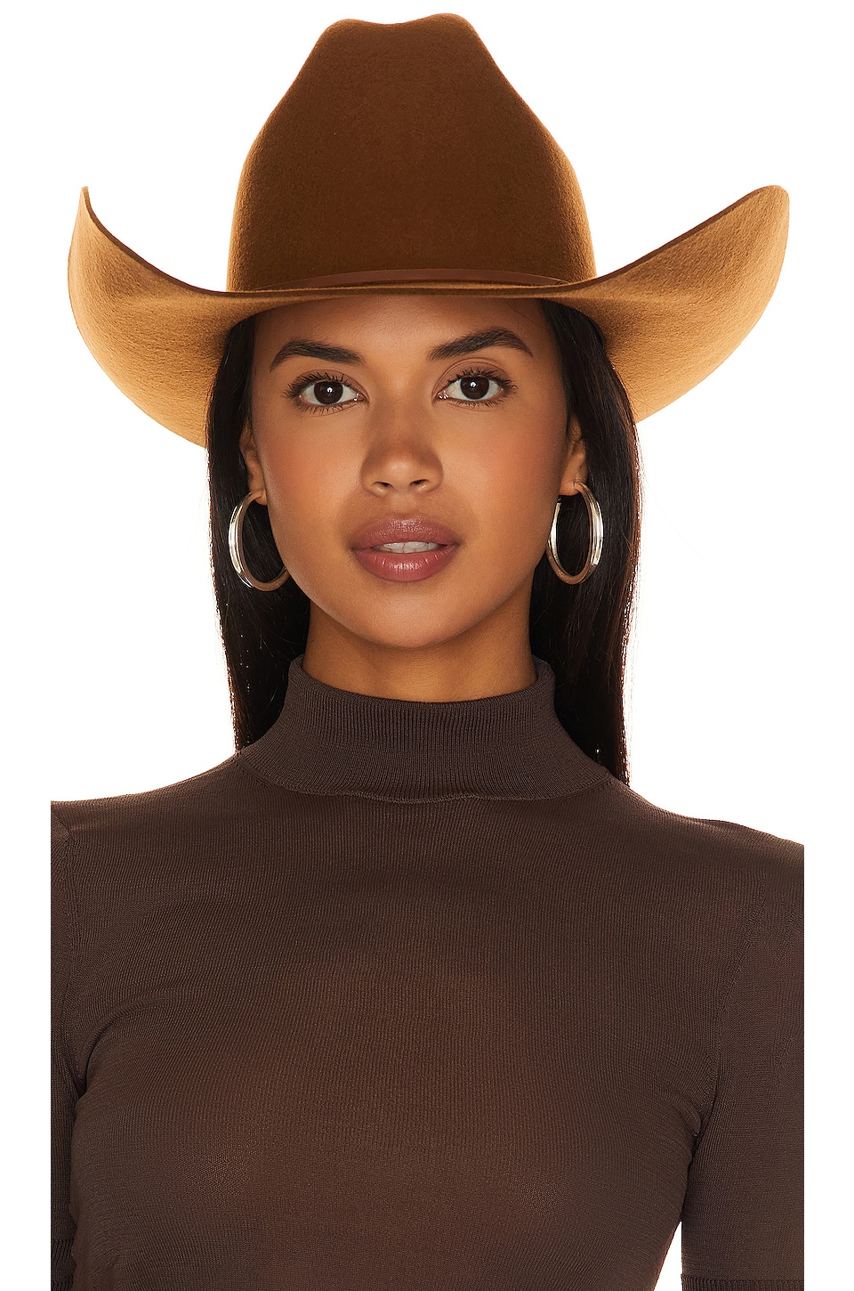 Chapeau de Cowboy Femme en Cuir