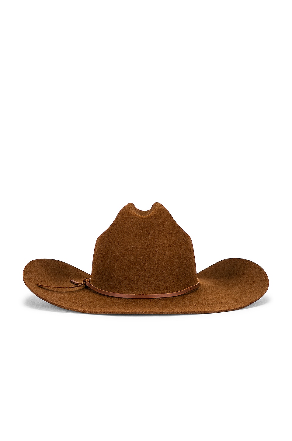 ベージュ ウール カウボーイハット Brixton EL PASO RESERVE カウボーイハット - Coffee | REVOLVE