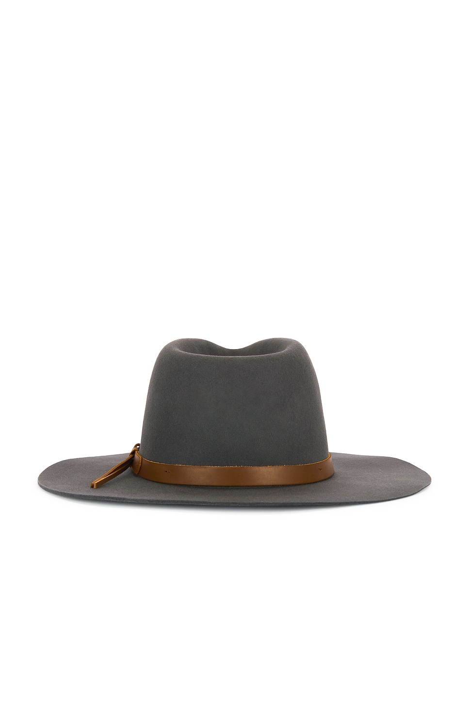 Brixton Hawkins Wthr Guard Cowboy Hat in Asphalt & Brown | REVOLVE