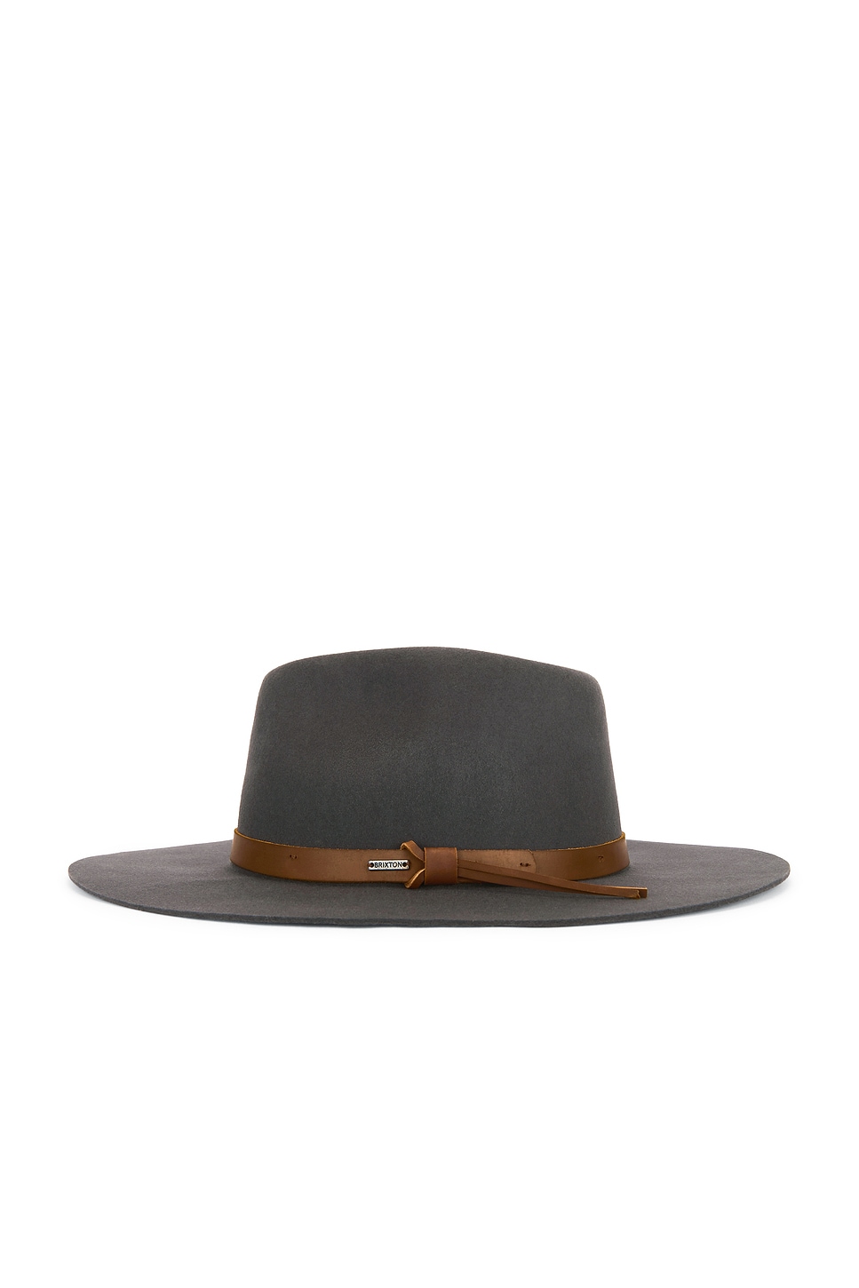 Brixton Hawkins Wthr Guard Cowboy Hat in Asphalt & Brown | REVOLVE