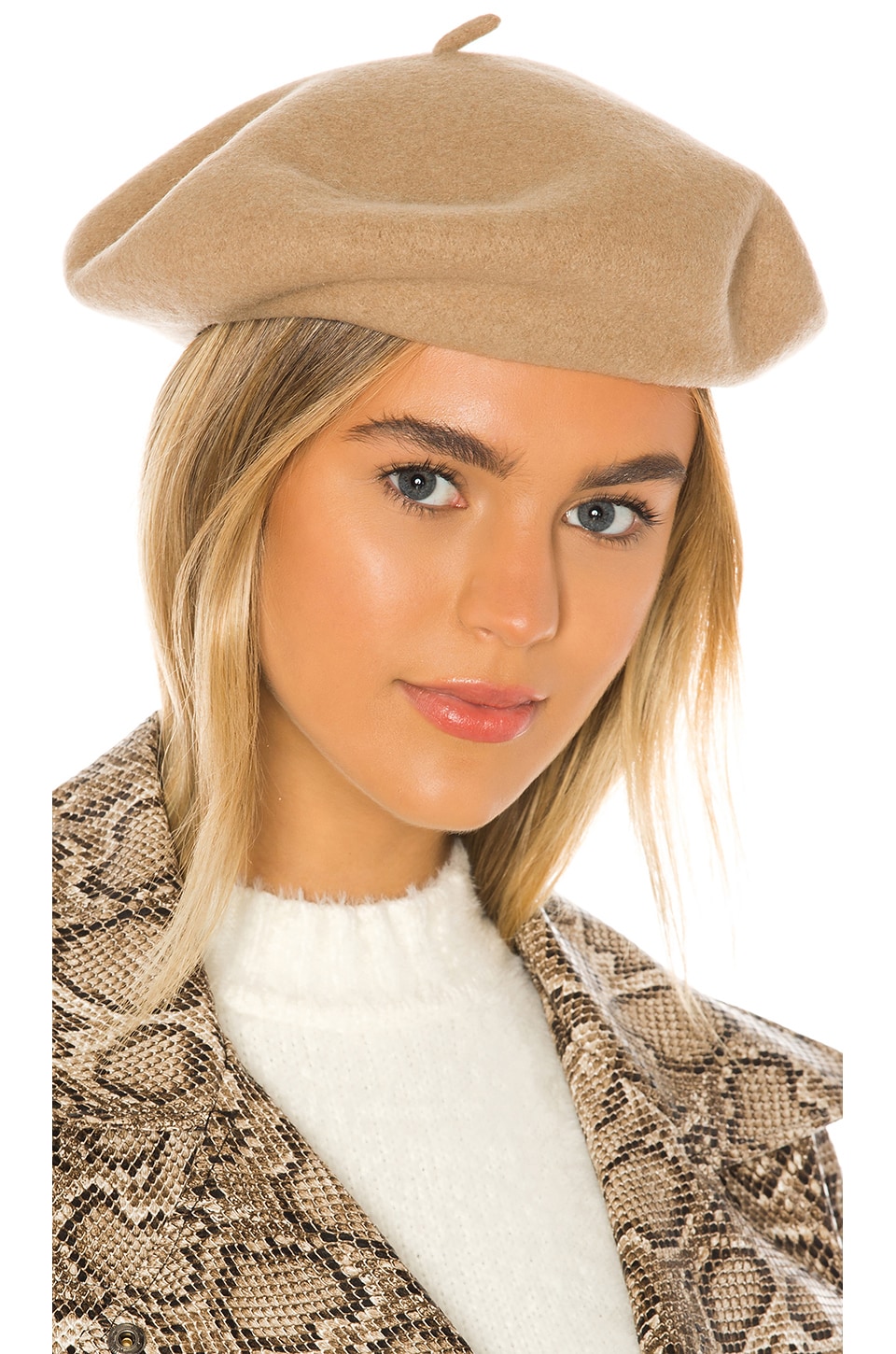 view 1 of 2 Audrey Beret in Vanilla