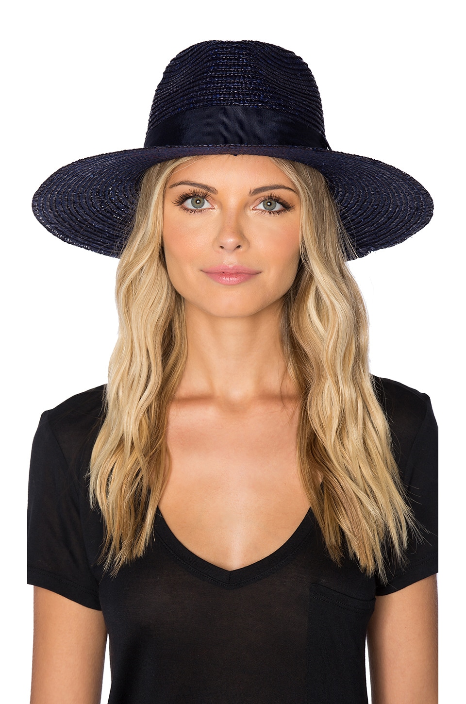 Brixton Joanna Hat in Navy | REVOLVE