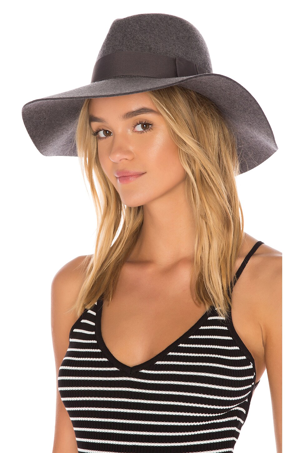 Brixton Piper Hat in Heather Grey | REVOLVE