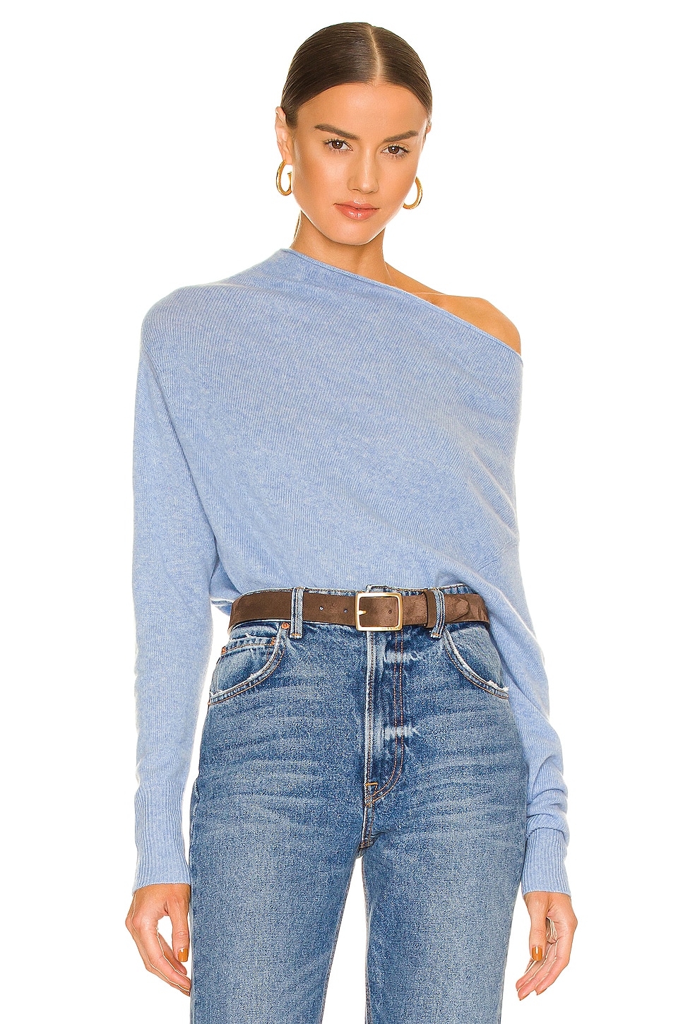 Brochu Walker Lori Sweater in Air Blue Melange | REVOLVE