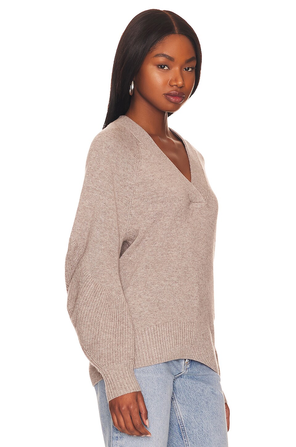 Brochu Walker Malia Pullover in Otter Melange