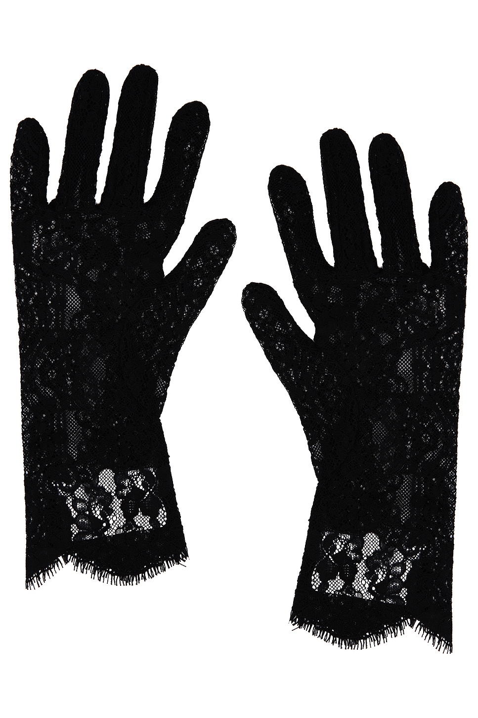 Short Black Lace Gloves Short Black Lace Gloves