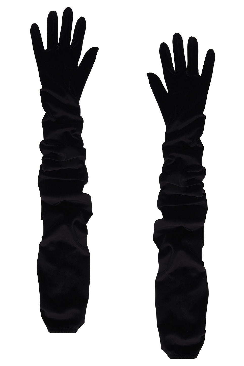 Velvet Opera Gloves - Thumbnail 1