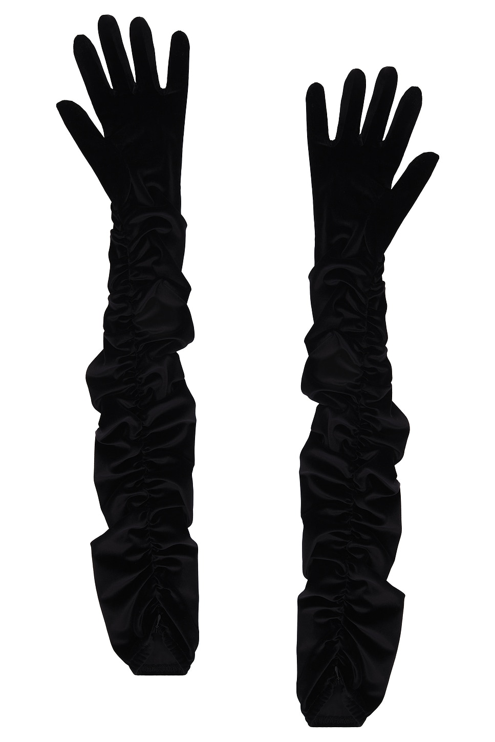 Velvet Opera Gloves - Thumbnail 2