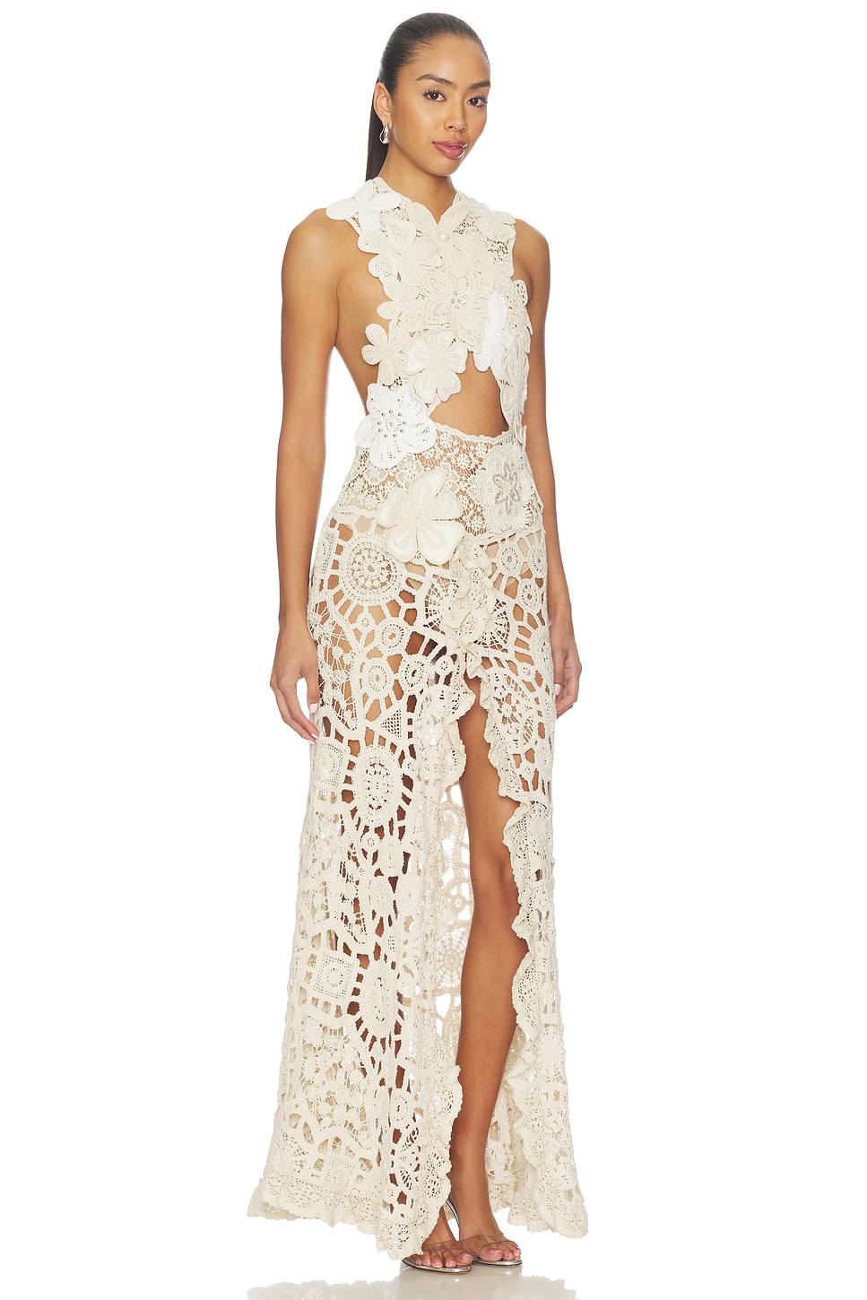 Casablanca Crochet Naia Dress - thumbnail 3