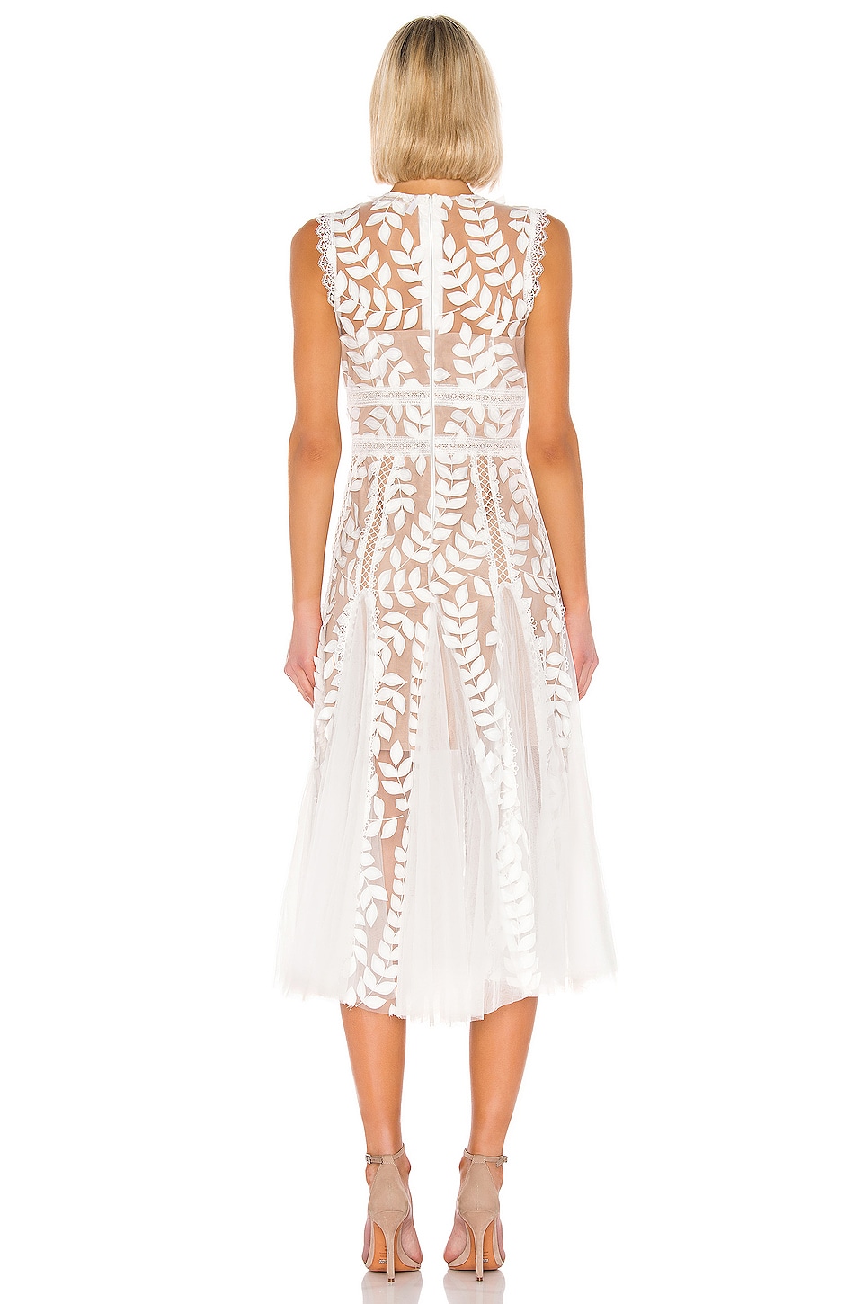 Bronx and Banco Saba Blanc Midi Dress