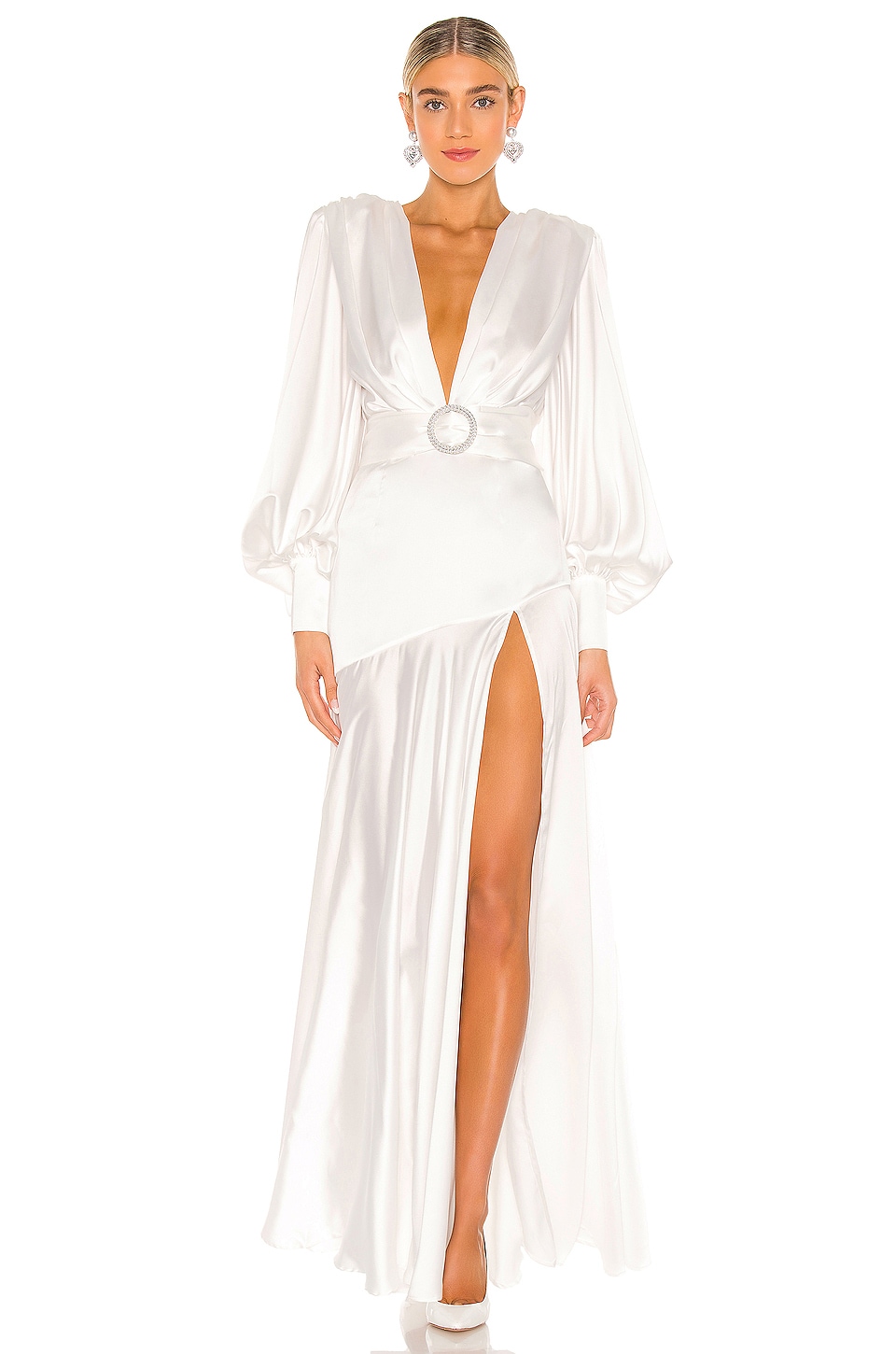 Bronx and Banco Carmen Bridal Gown in White | REVOLVE