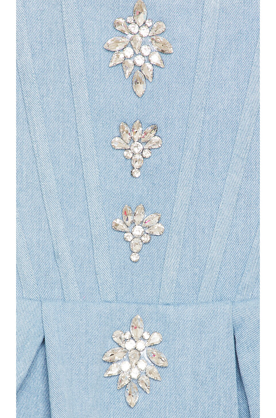 Bronx and Banco Maraya Denim Diamond Mini Dress