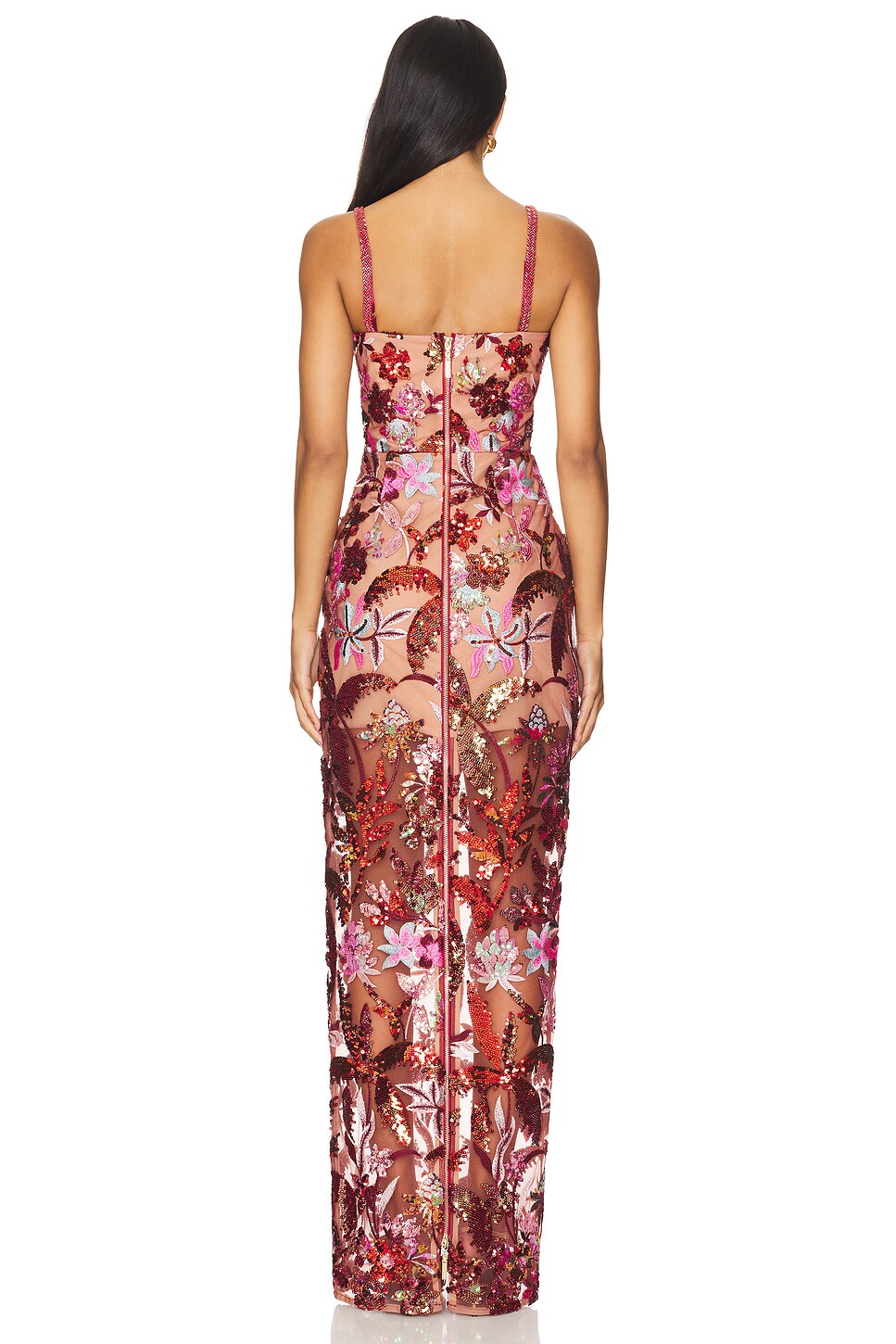 Bronx and Banco Dahlia Leon Embroidered Gown