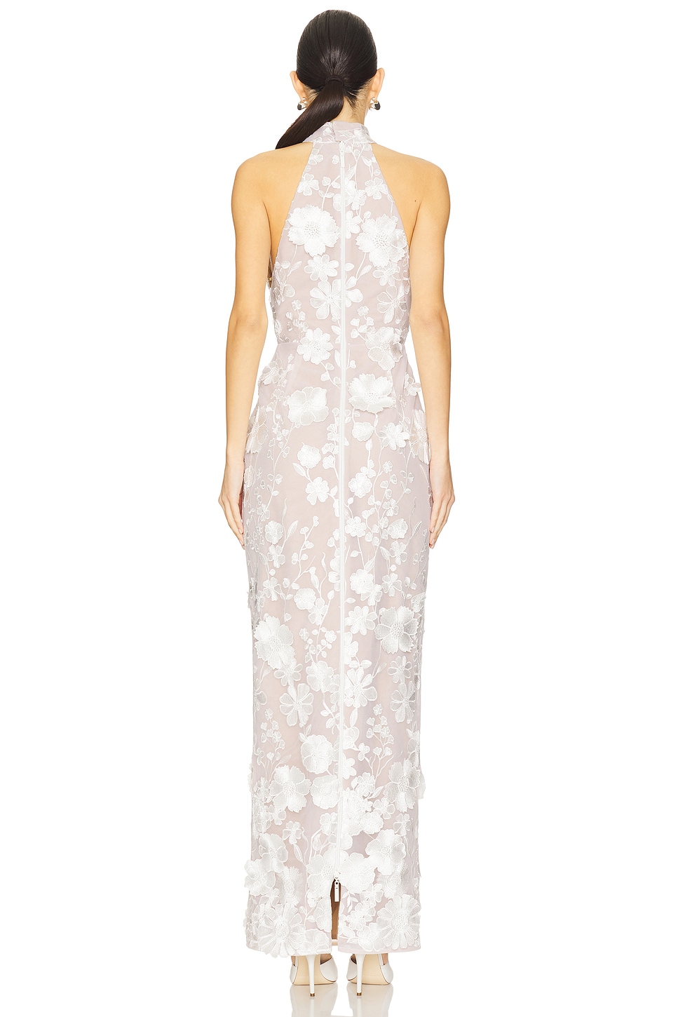 Jasmine Halterneck Maxi Dress - Thumbnail 3