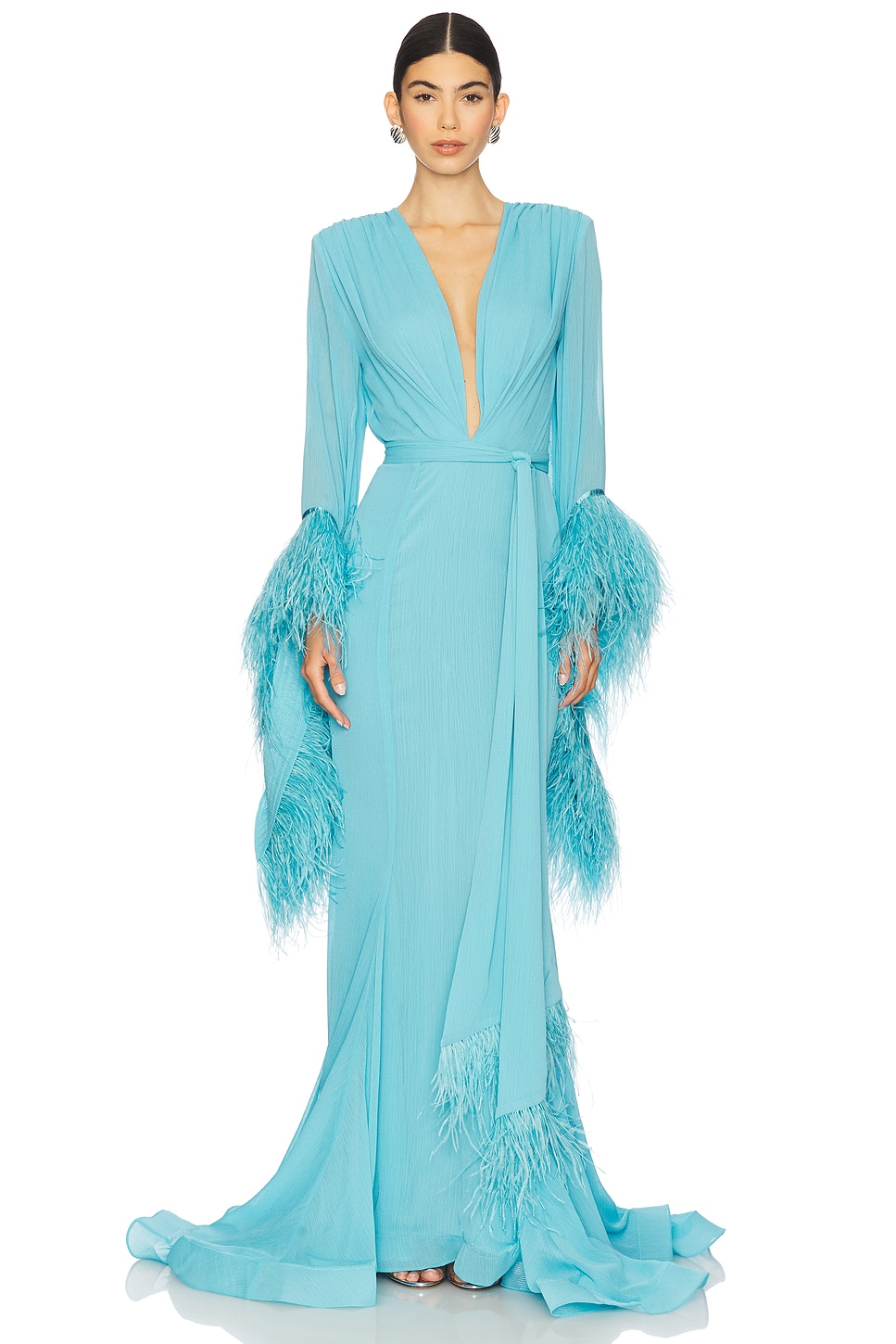 Geisha V Neck Gown