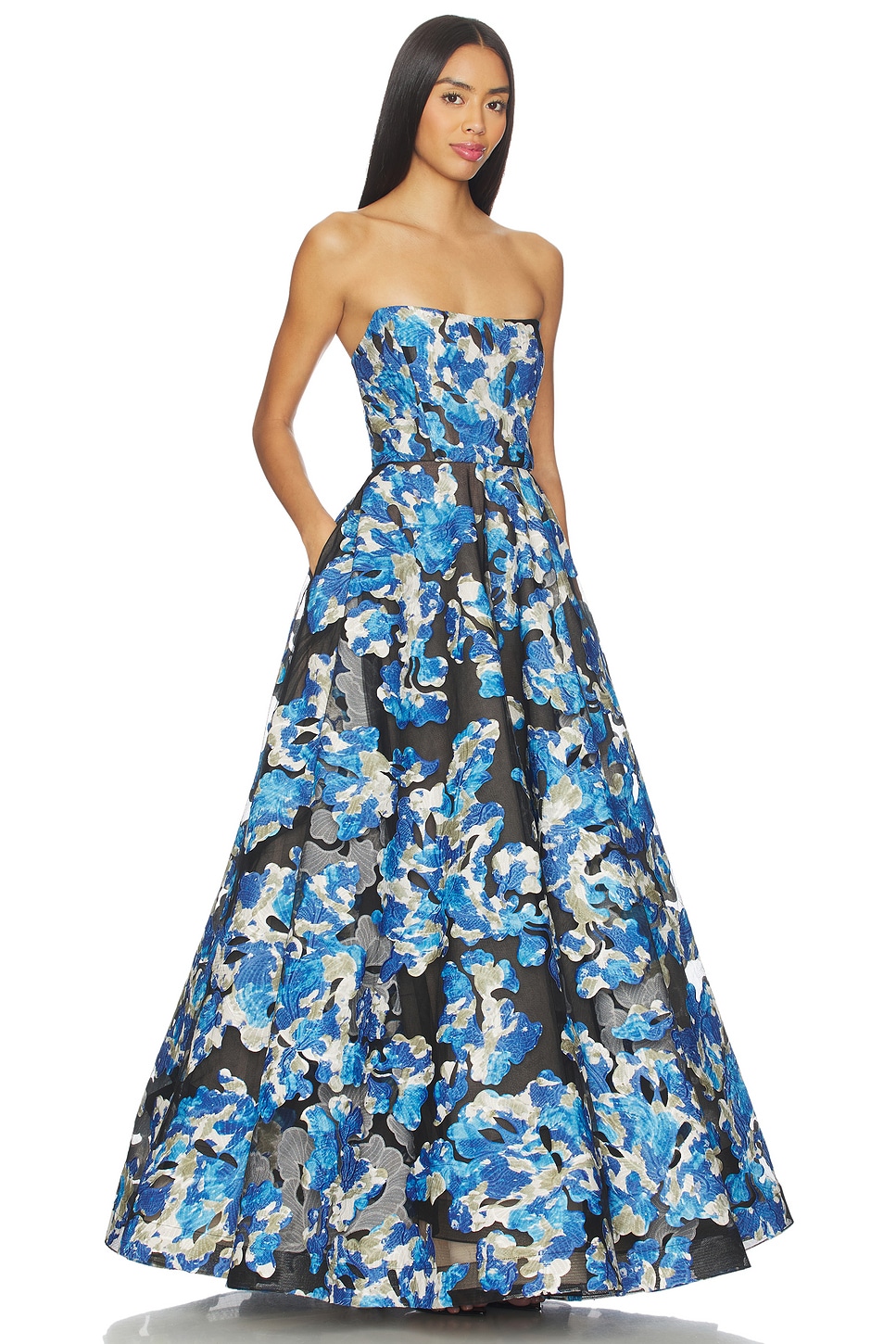 chinese dress ladies Cassandra Tulle Maxi Dress