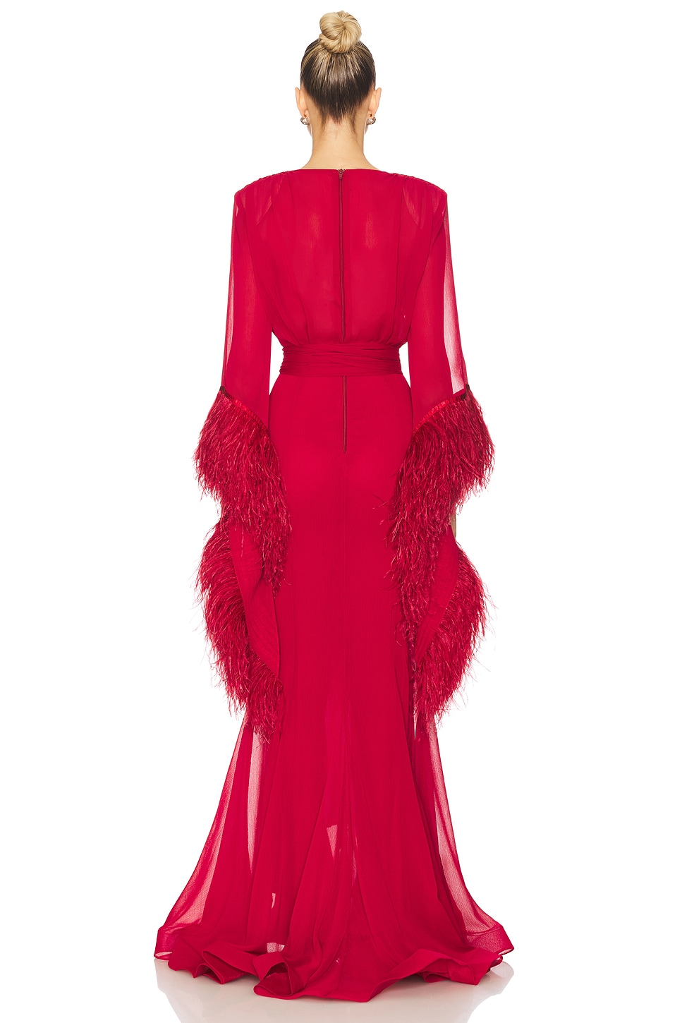 Geisha V-Neck Gown