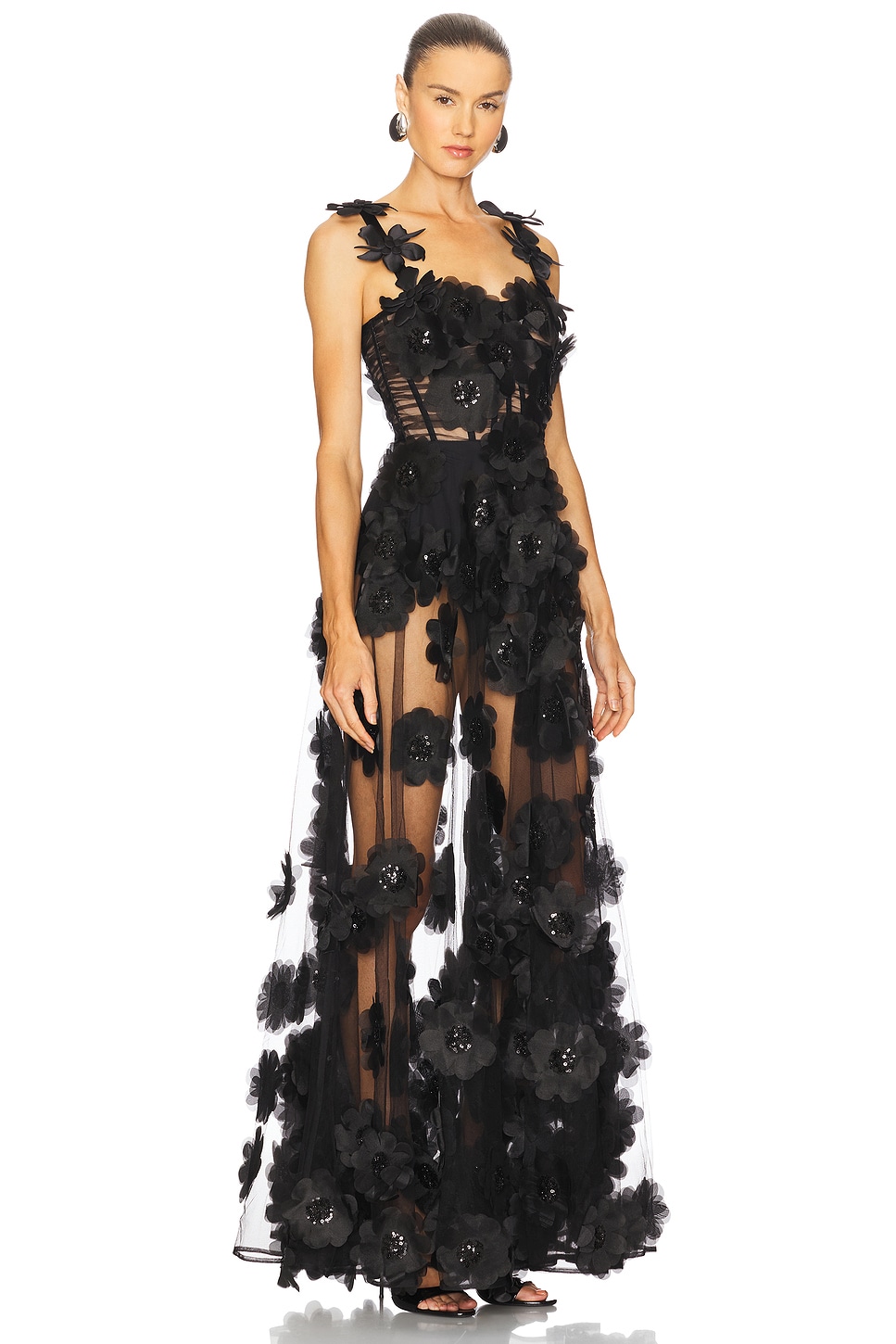 Bronx and Banco - Rosalie Noir Gown | Plush