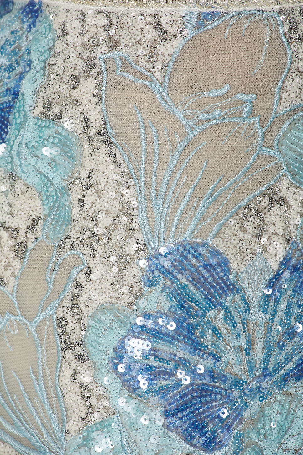 Bronx and Banco Jasmine Maraya Strapless Mini Dress in Powder Blue