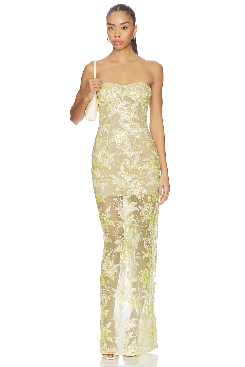 graphic floral maxi dress Affectionate Feeling Floral Smocked Maxi Dress in Orange