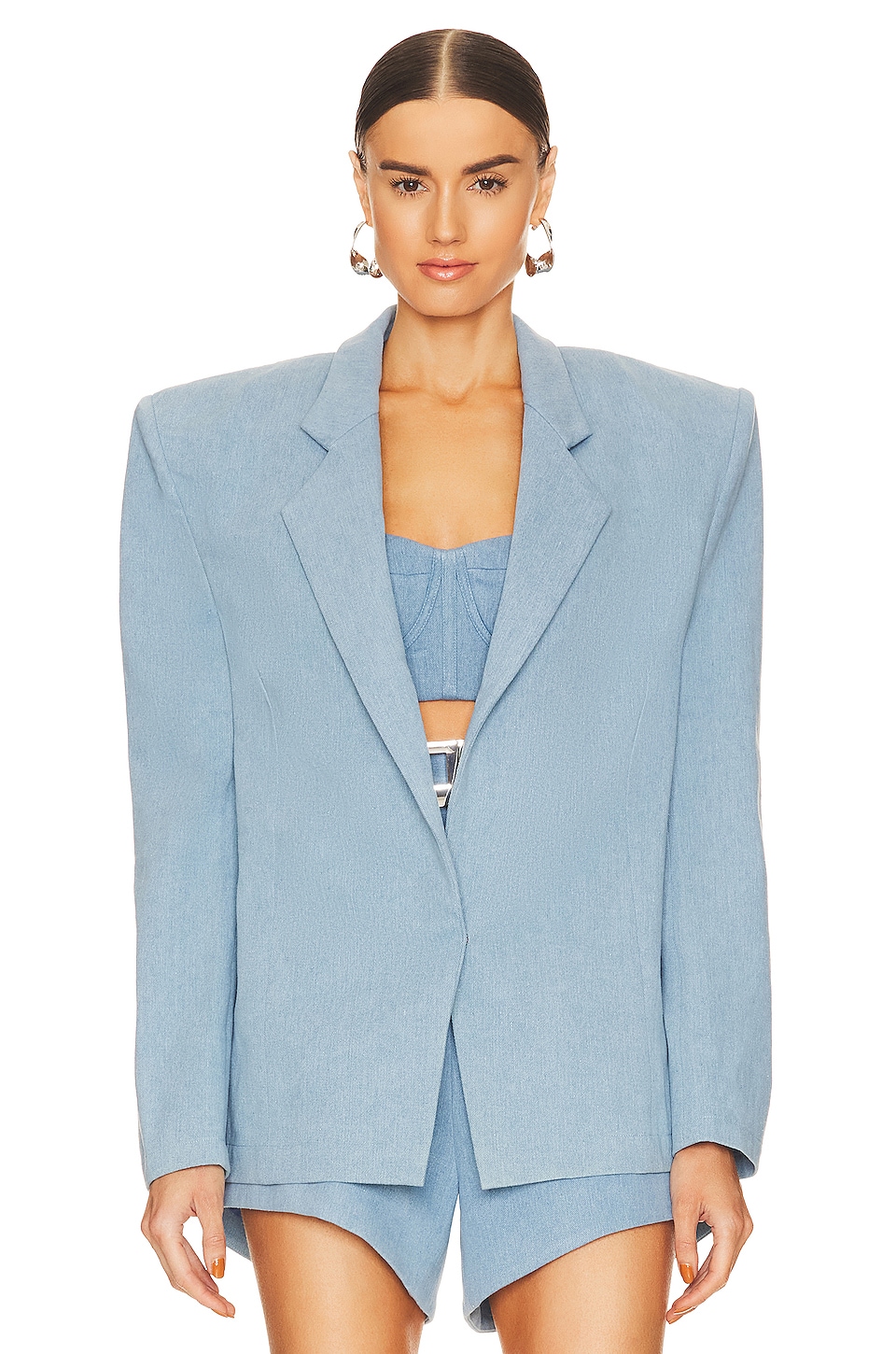 Bronx and Banco Britney Denim Blazer thumbnail