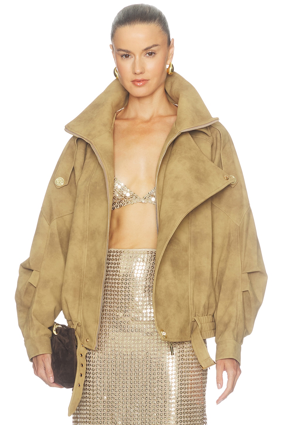 Oasis Eco Suede Jacket - thumbnail 2