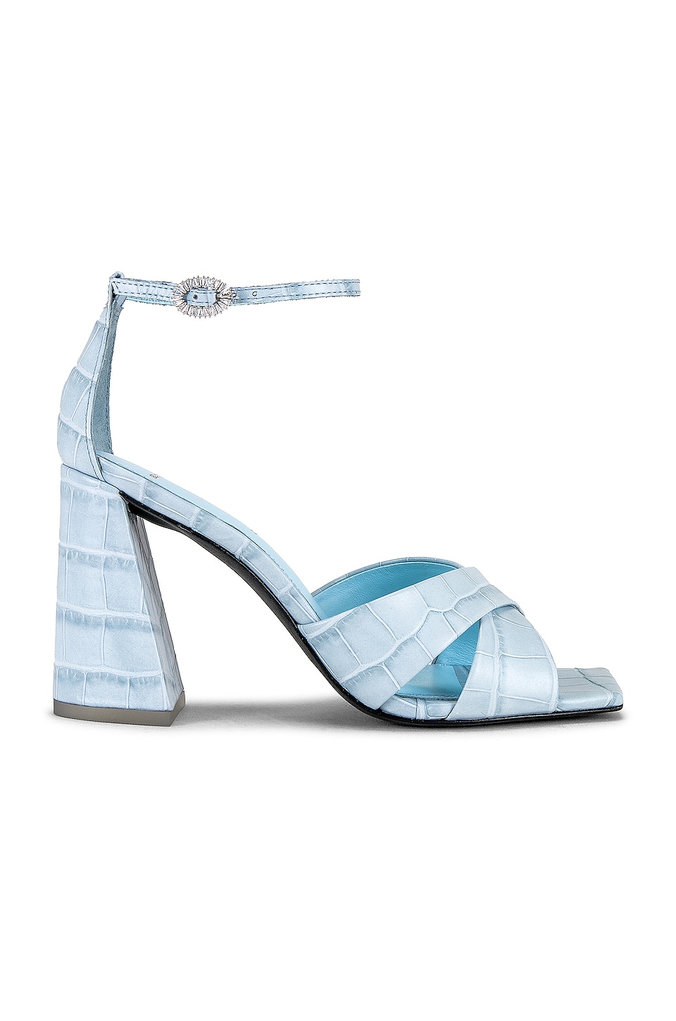 Image 1 of Chelsea Heel Sandal in Baby Blue