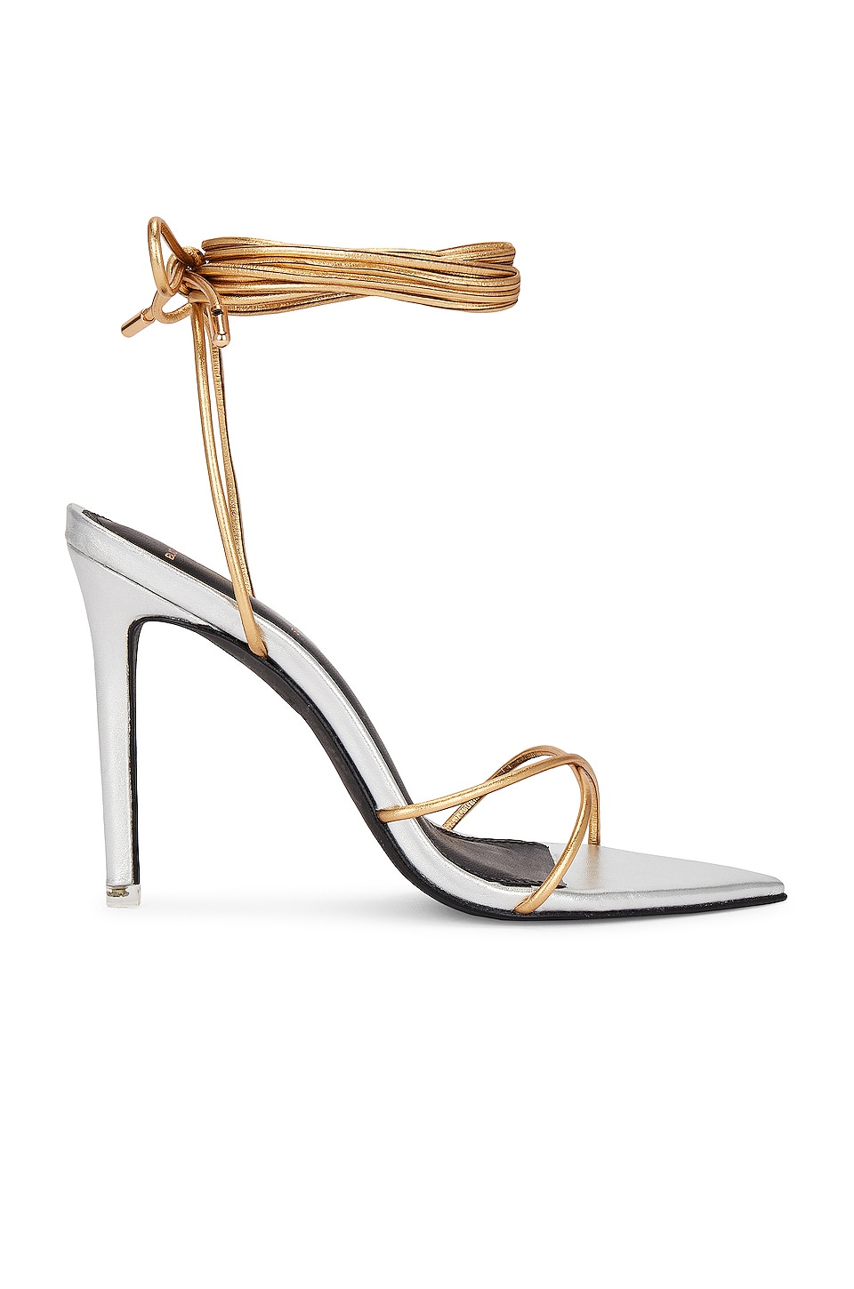 Public Desire Wide Fit Saintly high heeled sandals in gold metallic croc |  ASOS