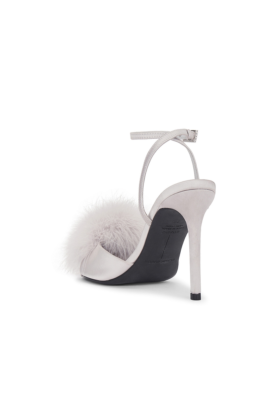 Black Suede Studio Rocca Sandal