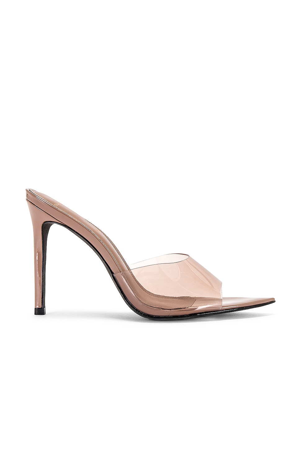 Black Suede Studio Bella Mule Sandal