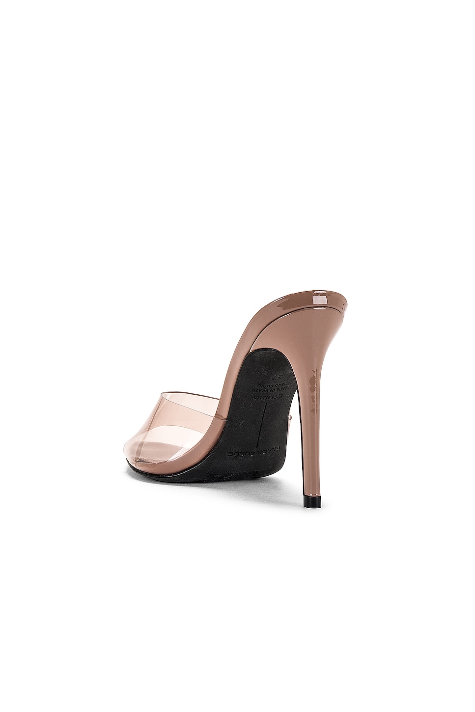 Black Suede Studio Bella Mule Sandal thumbnail