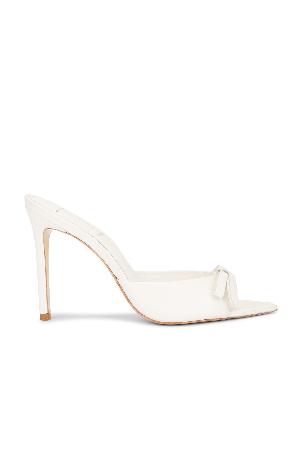 BLACK SUEDE STUDIO Brea Bow Sandal in Coconut | REVOLVE