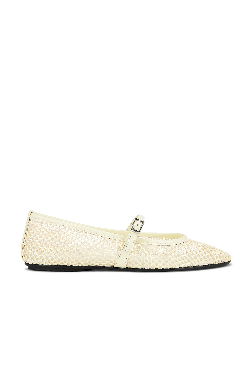 Black Suede Studio Mika Flat