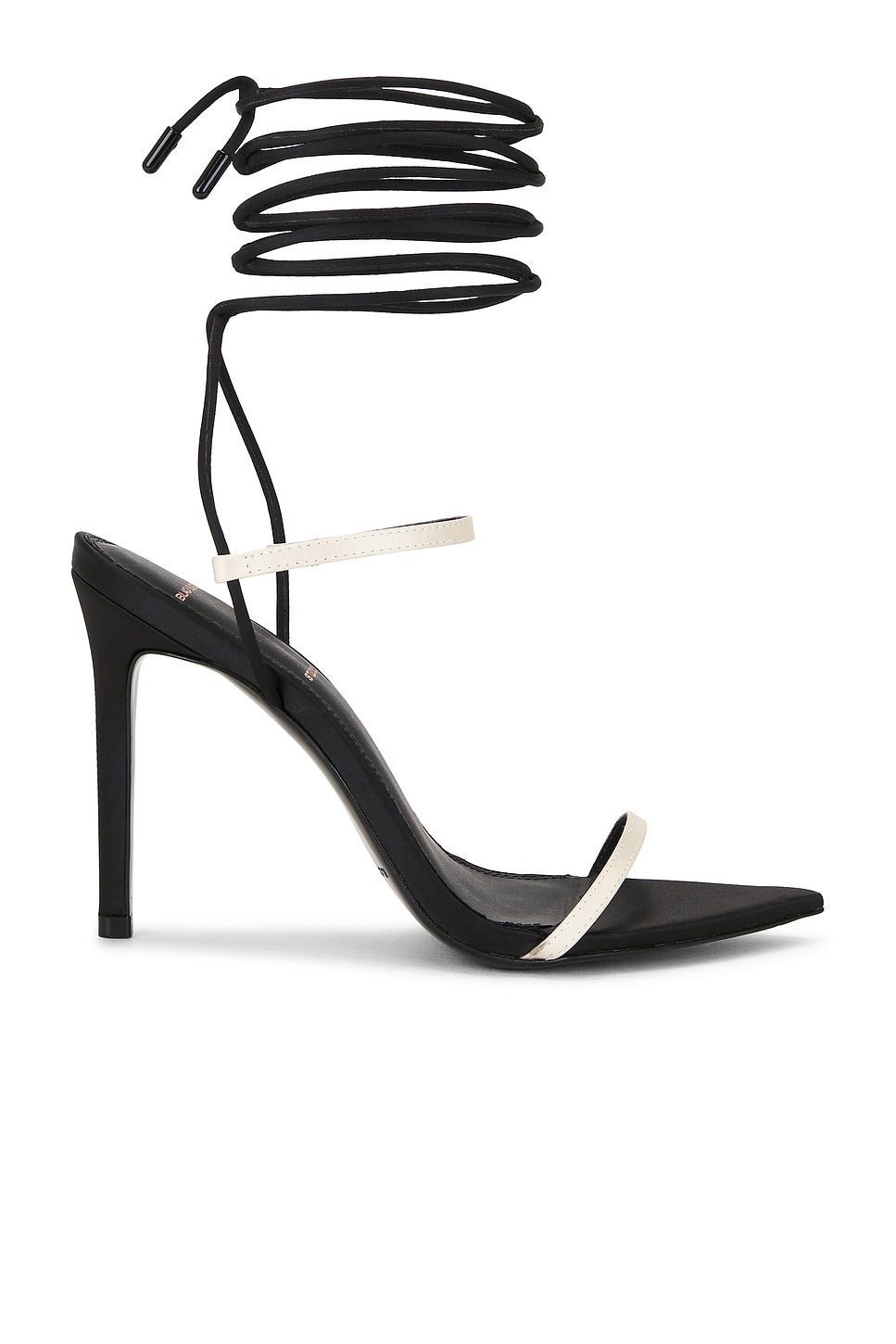 Black Suede Studio Lauren 100 Sandal