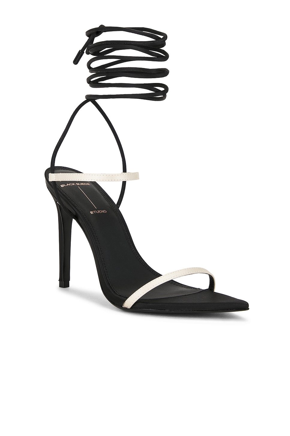 Black Suede Studio Lauren 100 Sandal thumbnail