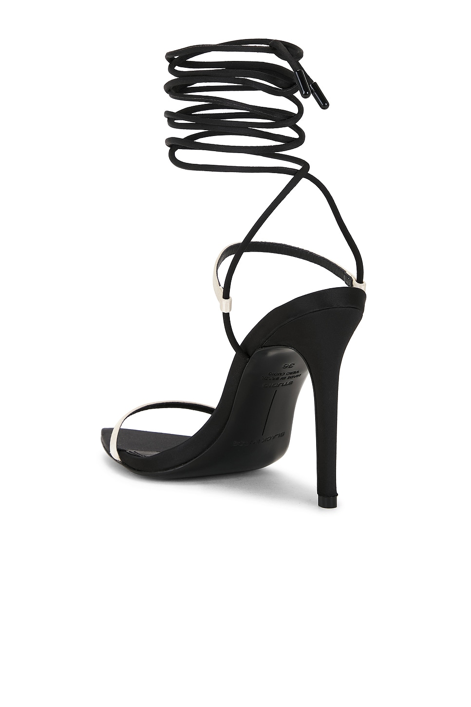 Black Suede Studio Lauren 100 Sandal thumbnail