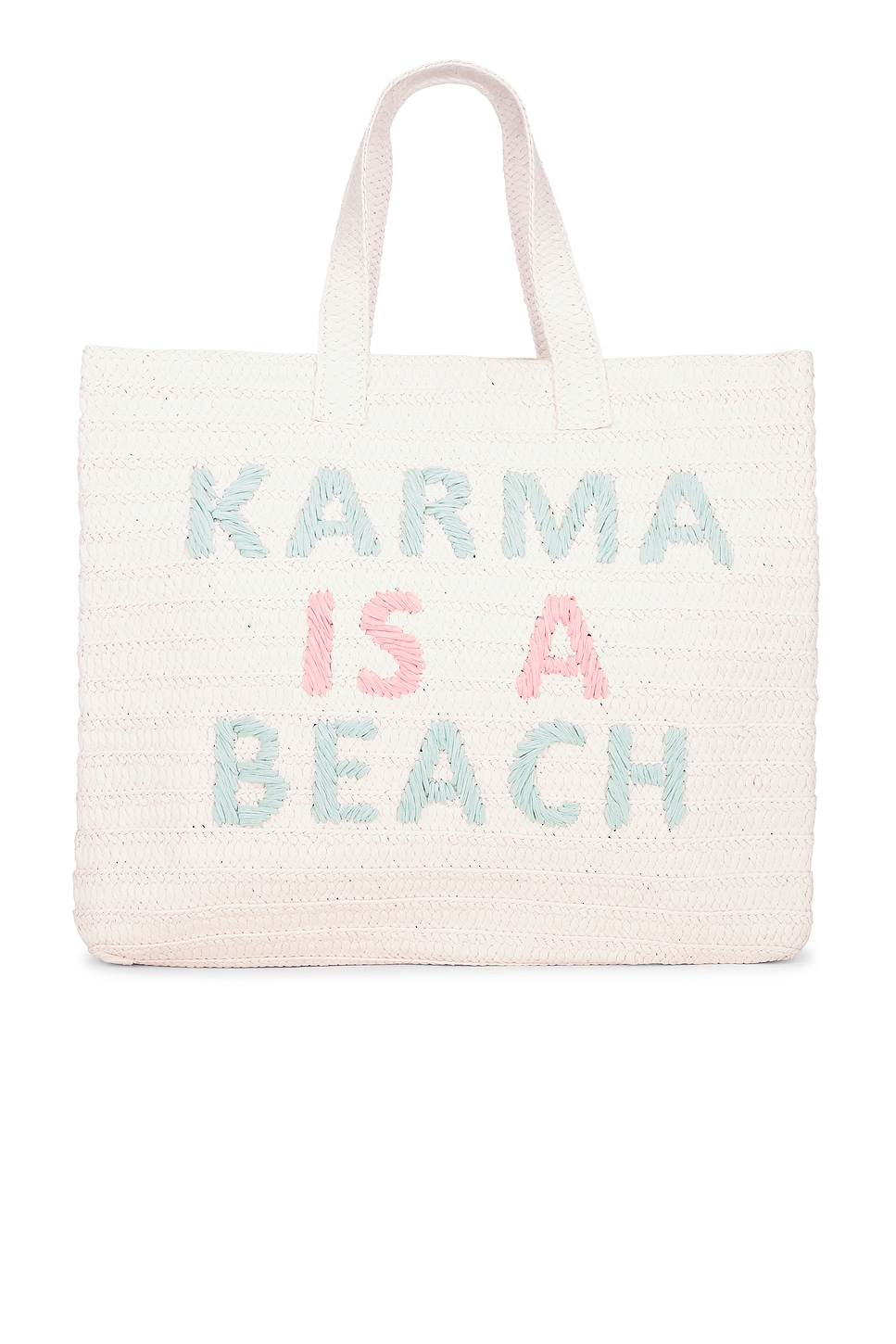Karma Is A Beach Tote Bag