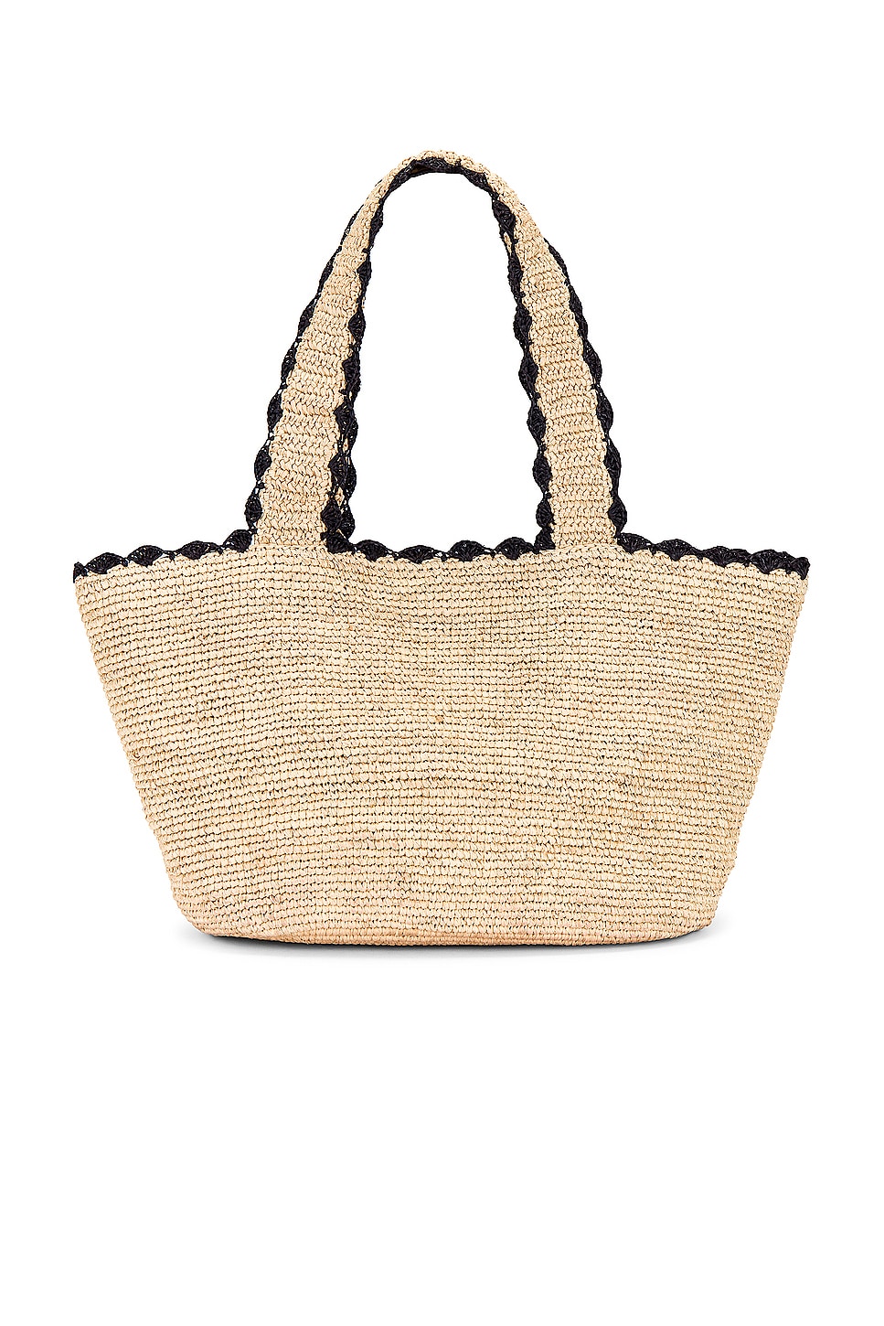 BTB Los Angeles Odesa Tote in Natural & Black | REVOLVE