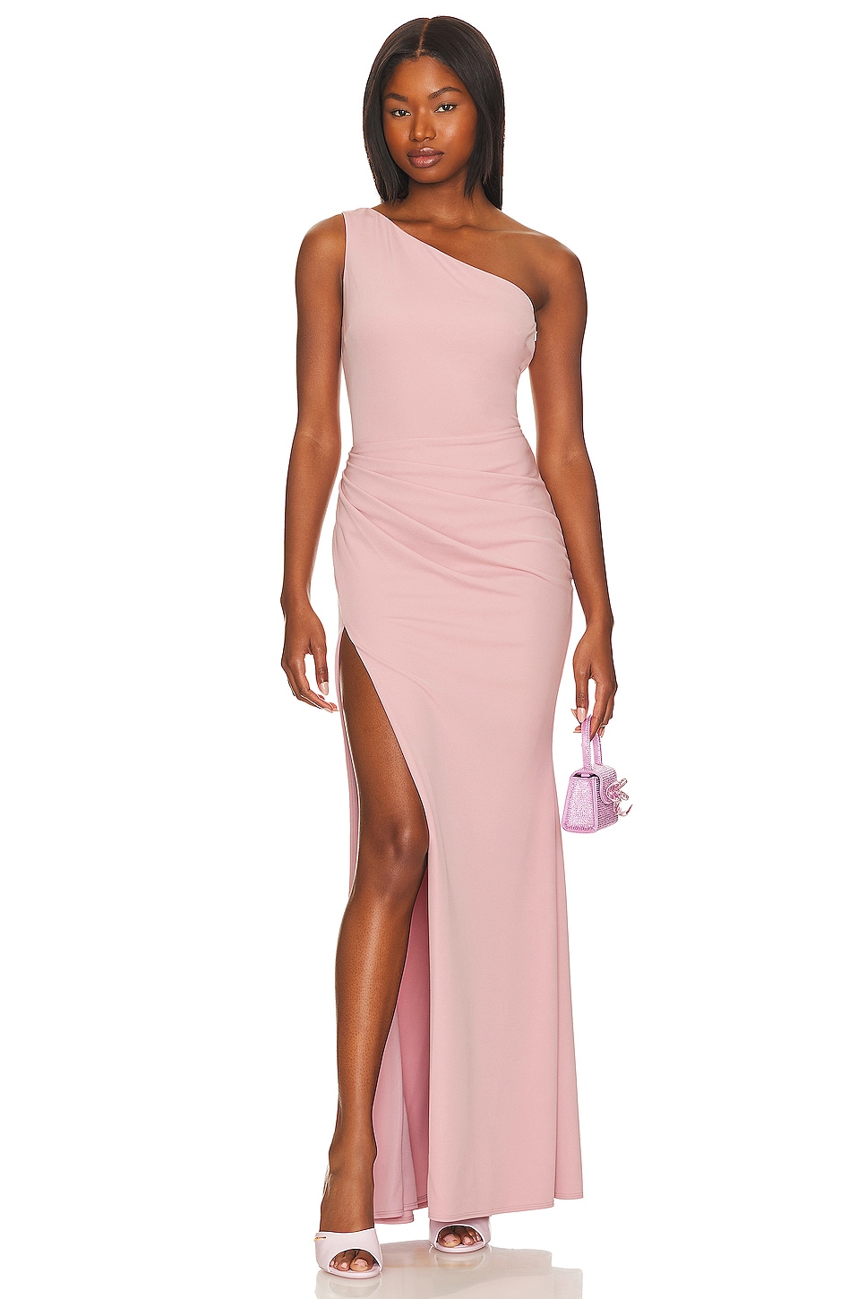 Image 1 of Katie May Rebecca Gown in Rose Quartz