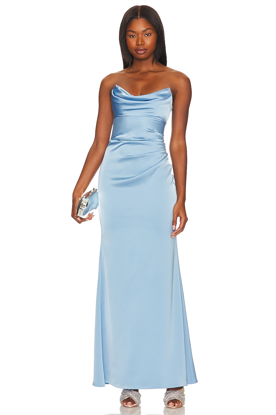 Image 1 of Katie May Taylor Gown in French Blue