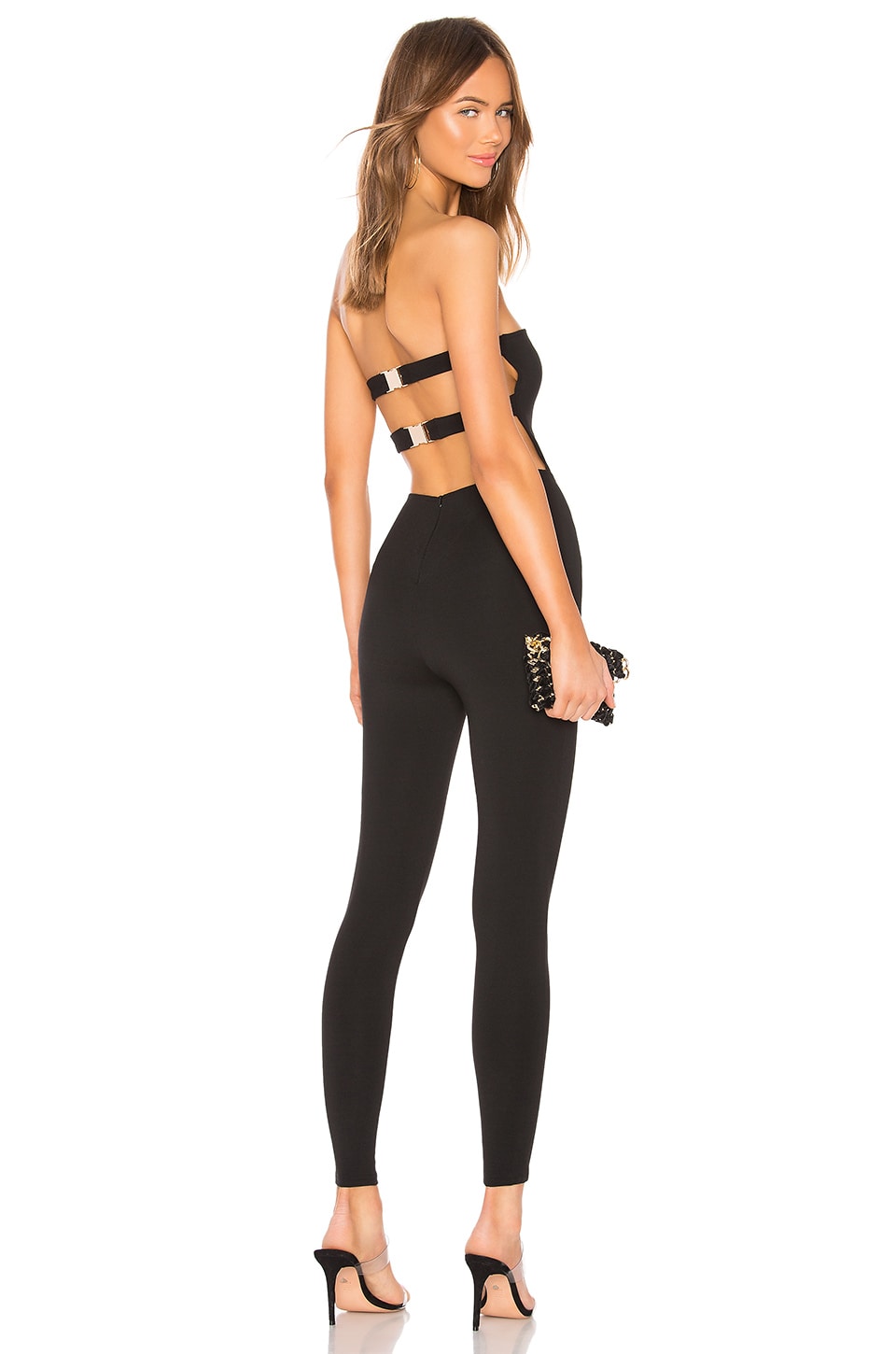 view 1 of 4 Jay Buckle Jumpsuit in Black