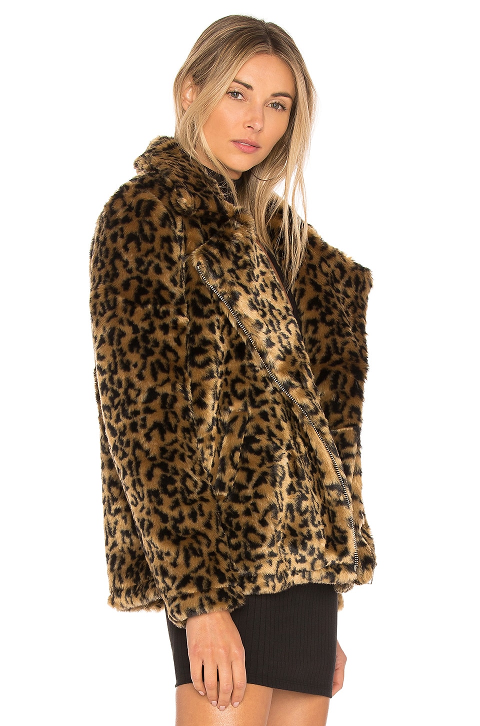 by the way. Dallas Faux Fur Coat in Leopard | REVOLVE