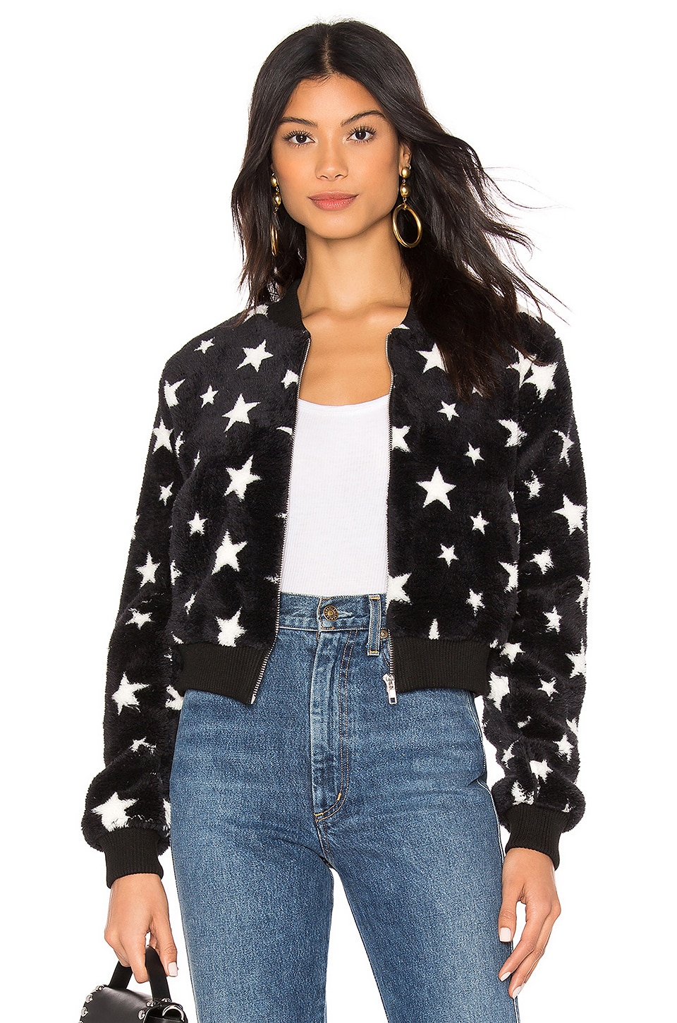 black and white star jacket