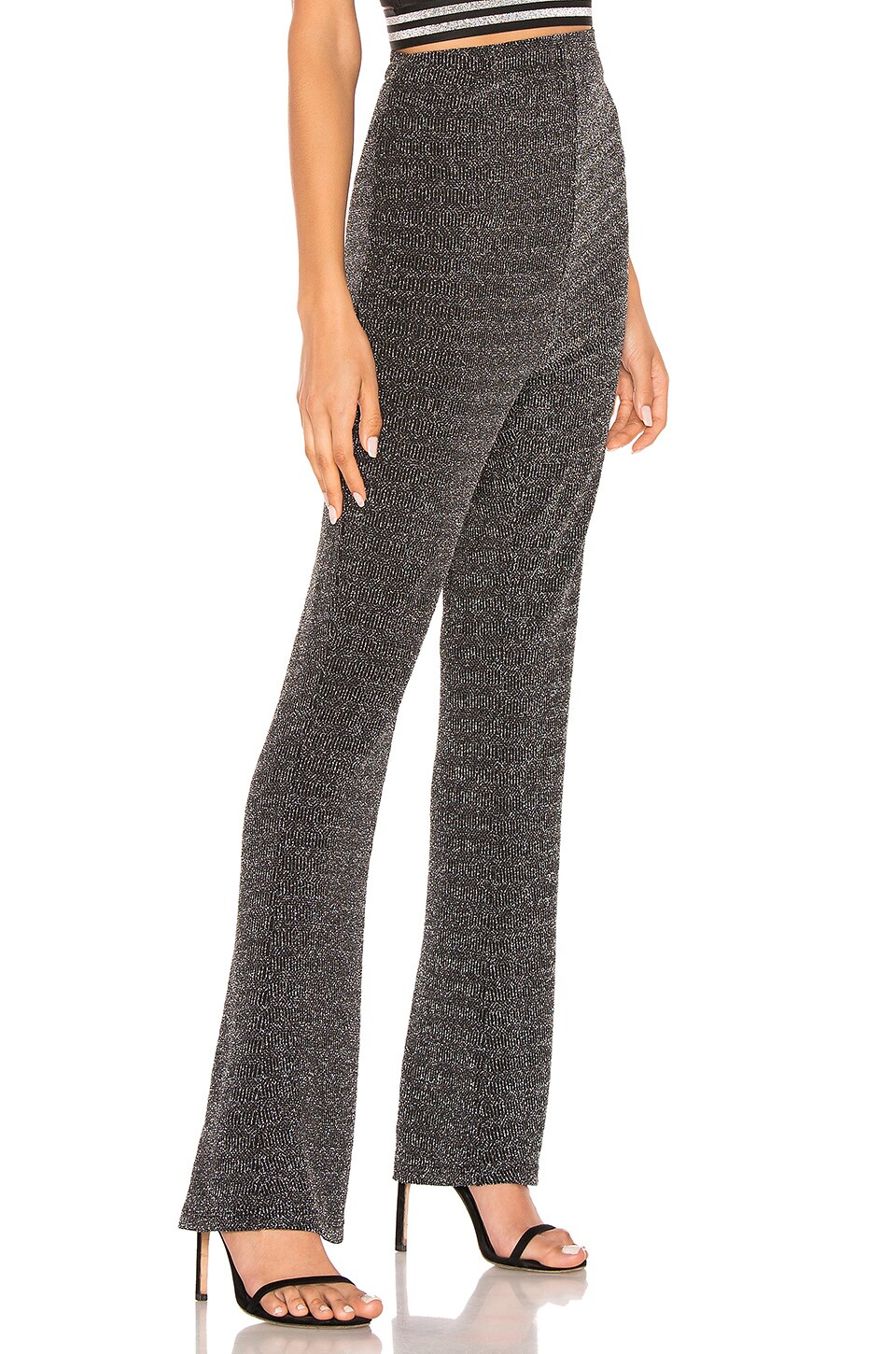 by the way. Virgo Flare Pants in Silver