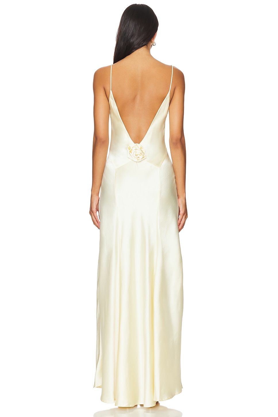 Savannah Rosette Gown - Black main image 1