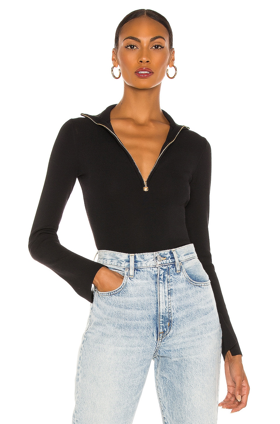 Bubish Maya Pearl Sweater in Black | REVOLVE