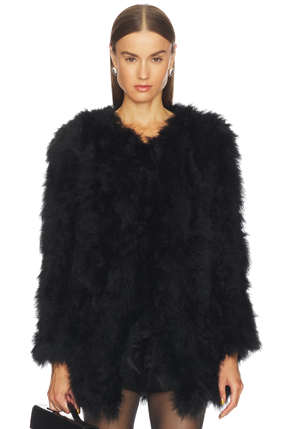 Monroe Feather Coat