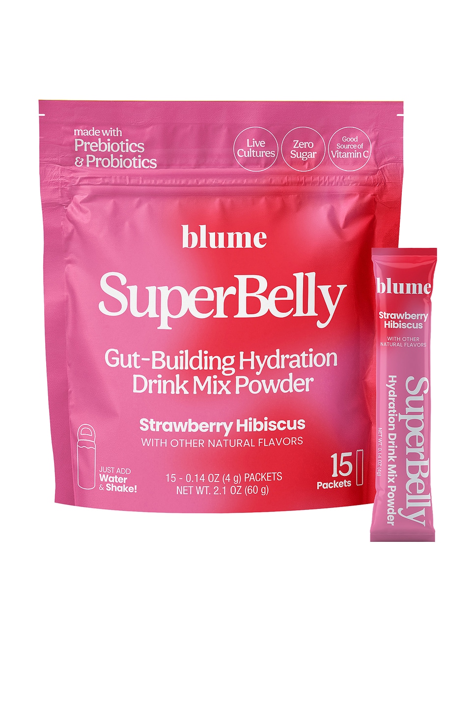 Superbelly Strawberry Hibiscus - thumbnail 2