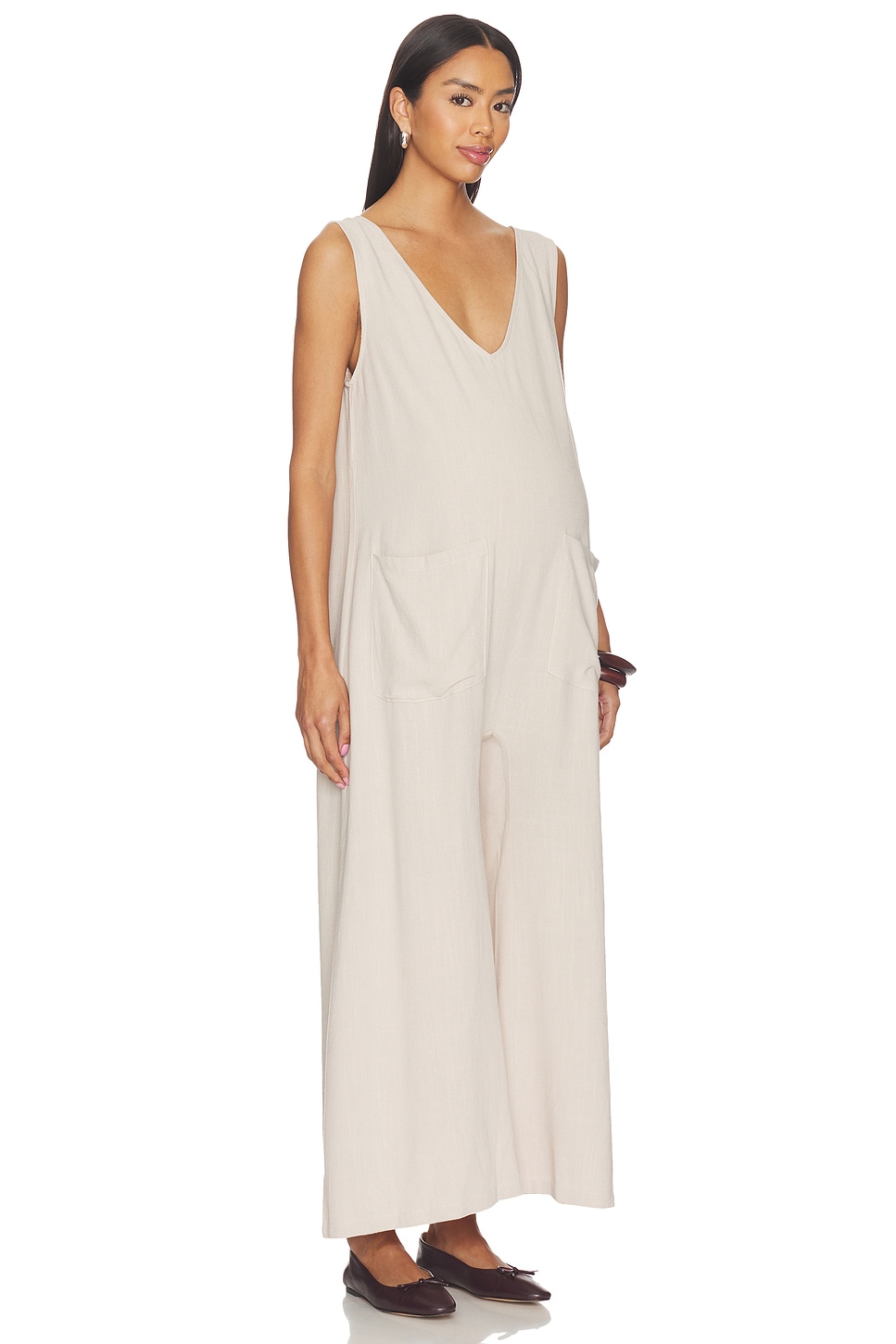 Oversized Linen Jumpsuit - thumbnail 2